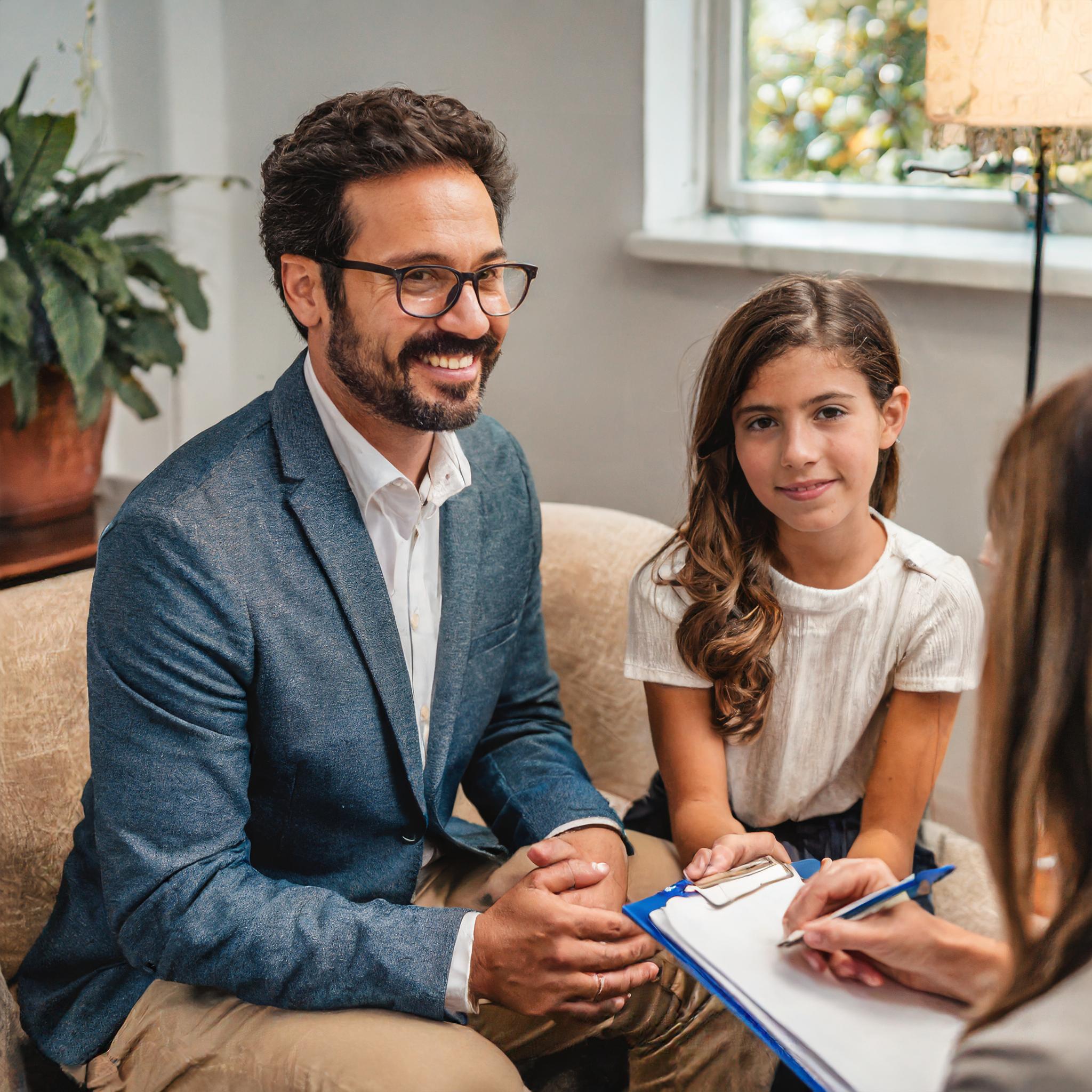 Beratungsgespräch mit jungen Eltern